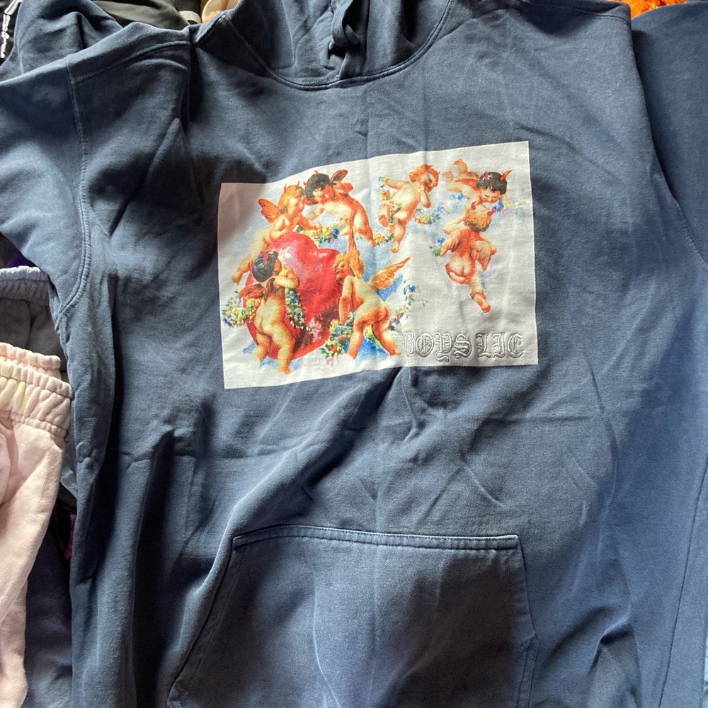 Boys lie denim hoodie never used